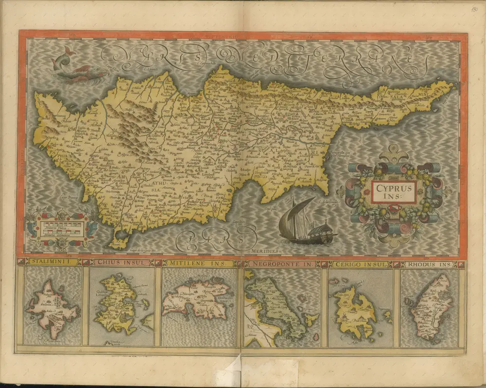 mapa z atlasu "Atlas Sive Cosmographicae Meditationes De Fabrica Mvndi Et Fabricati Figvra. Denuo auctos"