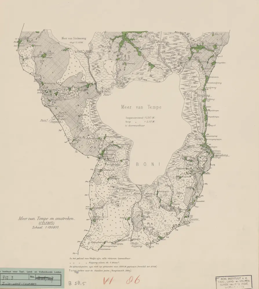 Meer van Tempe en omstreken (Celebes)