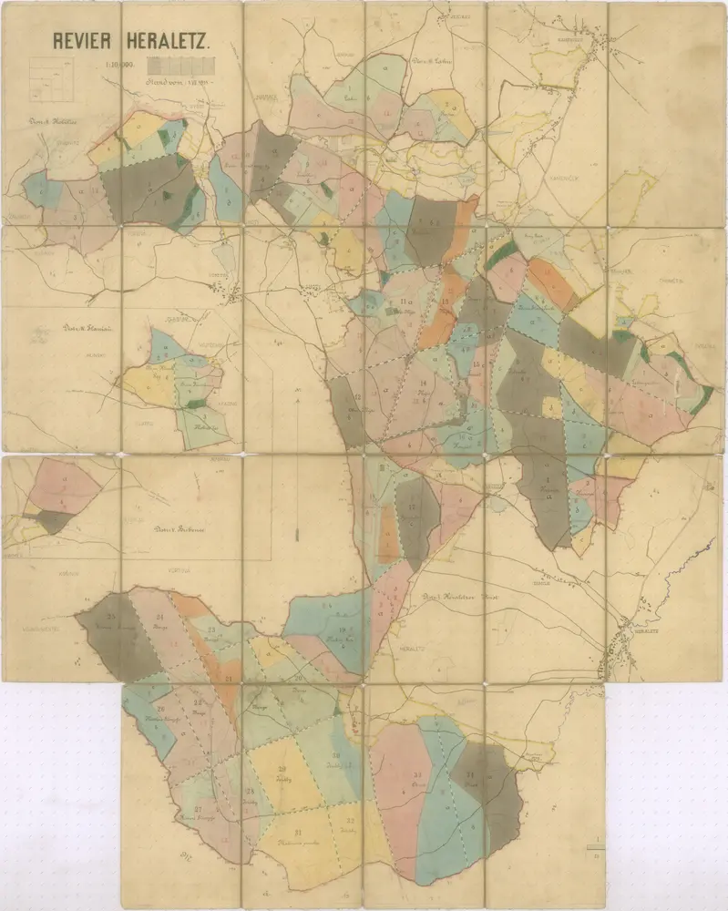 Mapa revíru Herálec