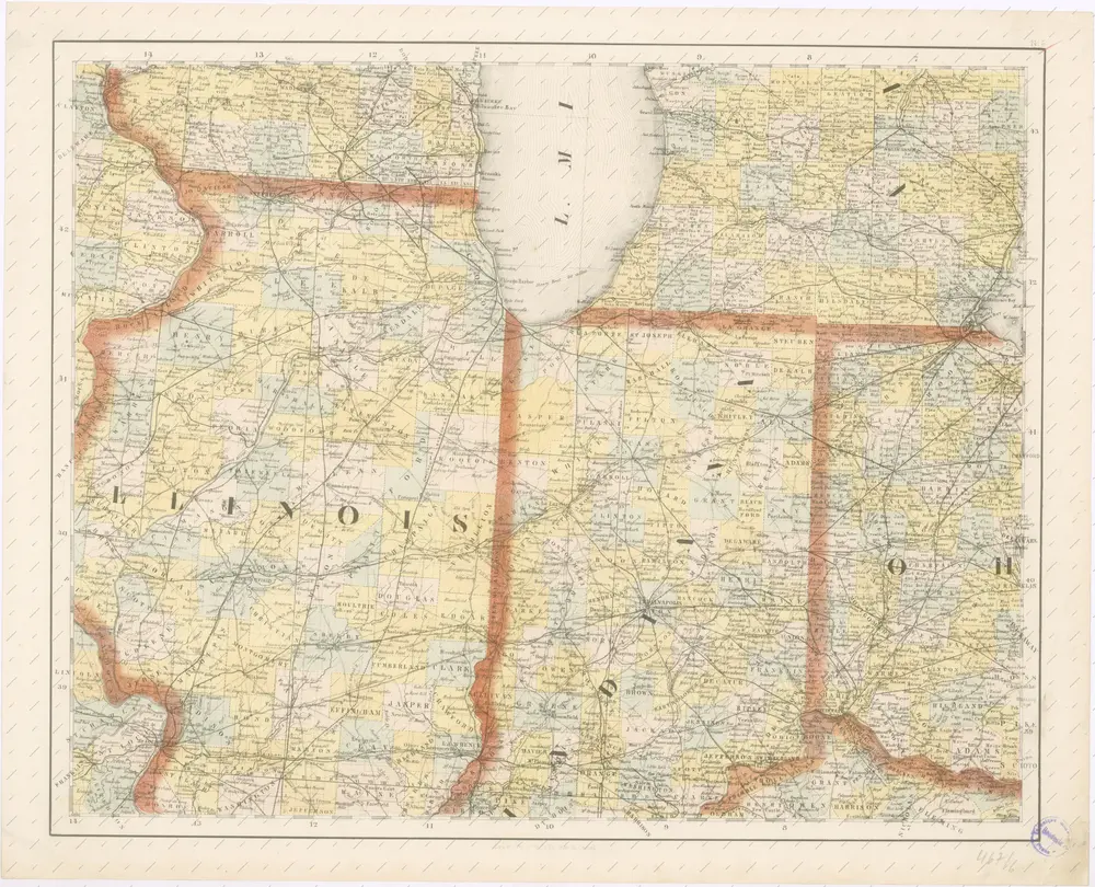 Special -Karte der Vereinigten Staaten von Nord - America No 6.