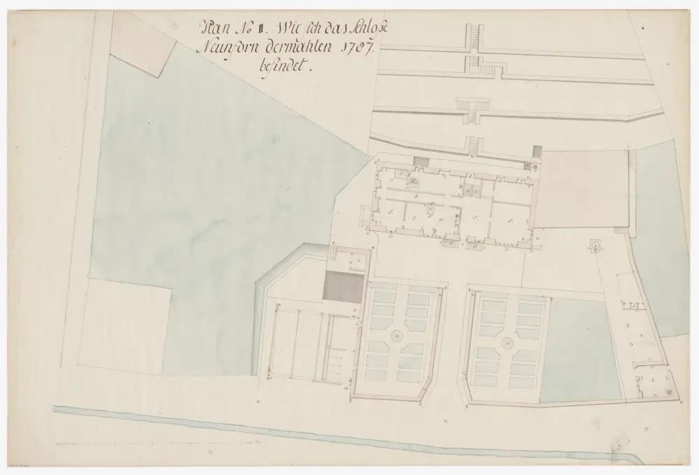 Oberneunforn TG: Schloss; Grundriss (Plan I)