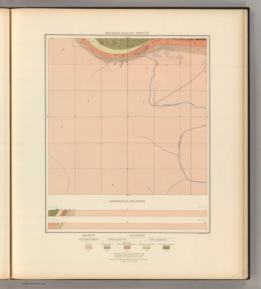 Detailed Geology Sheet XX.