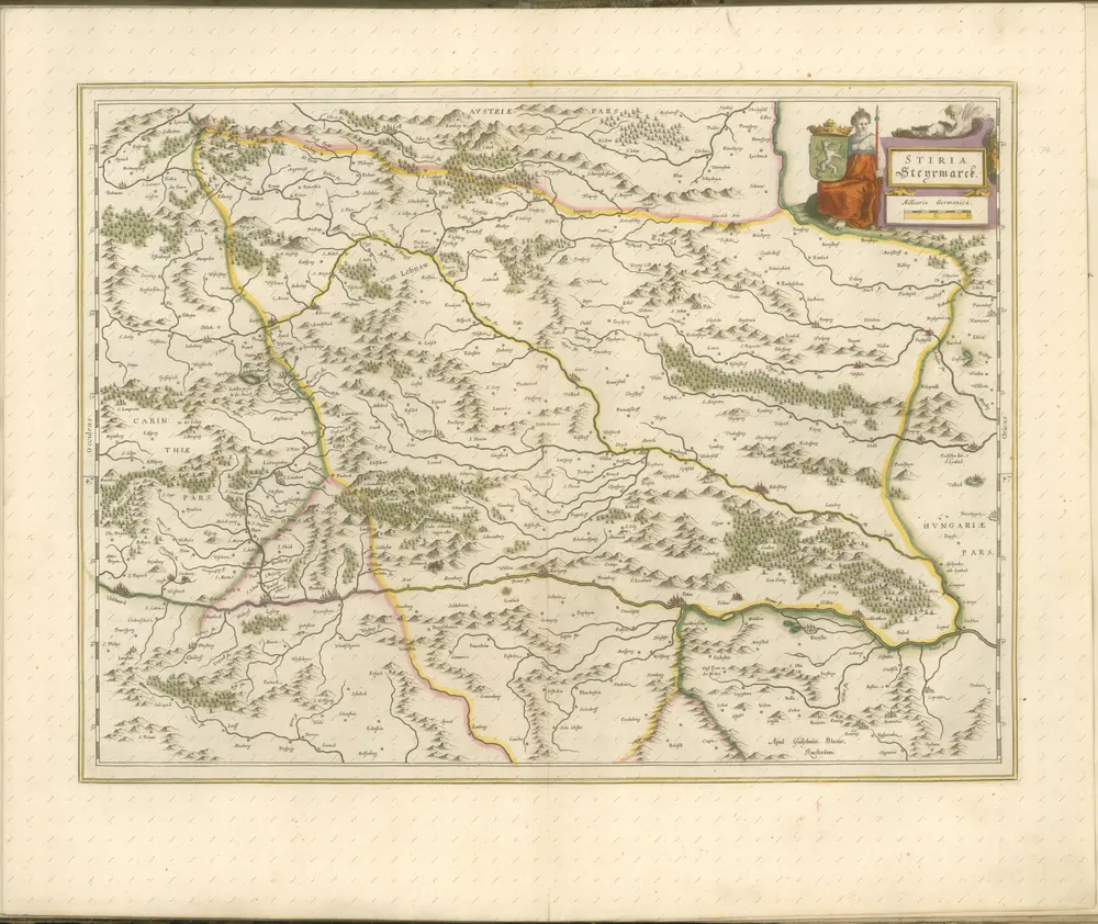 mapa z atlasu "Theatrvm orbis terrarvm, Sive Atlas novvs."