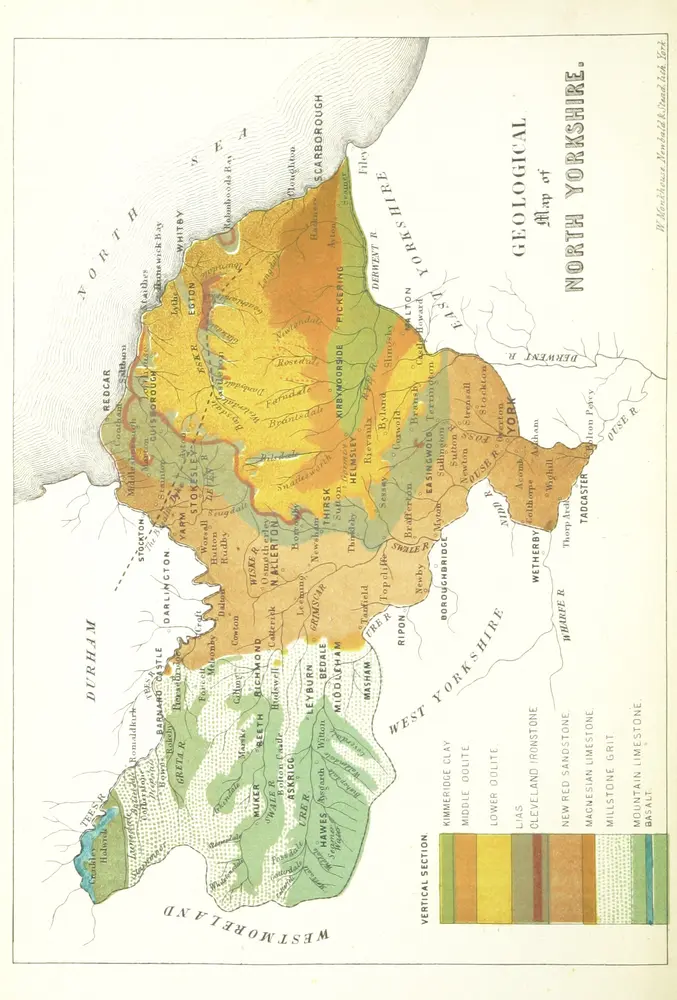 North Yorkshire; studies of its botany, geology, climate and physical geography ... With four maps