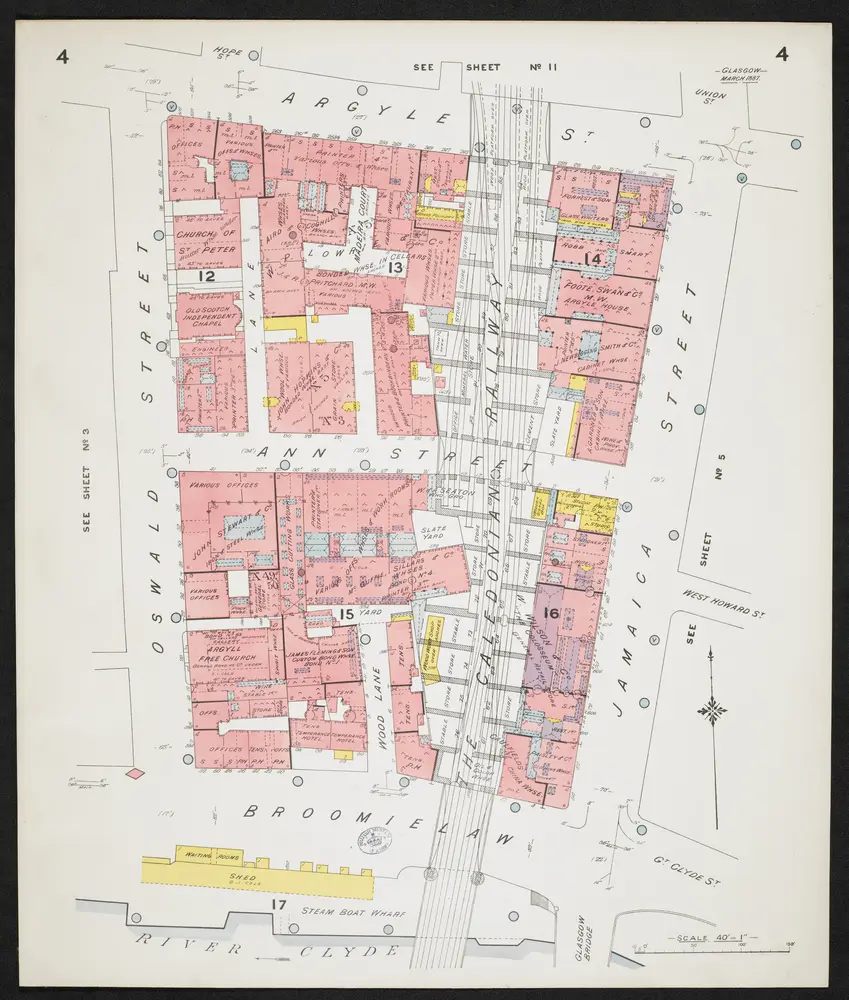 Insurance Plan of Glasgow Vol. I: sheet 4