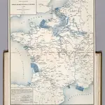 Carte Figurative du Tonnage des Voies Navigables et des Ports en 1890.