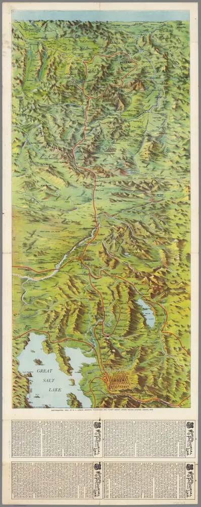 Text: Sights and scenes in Idaho and Montana