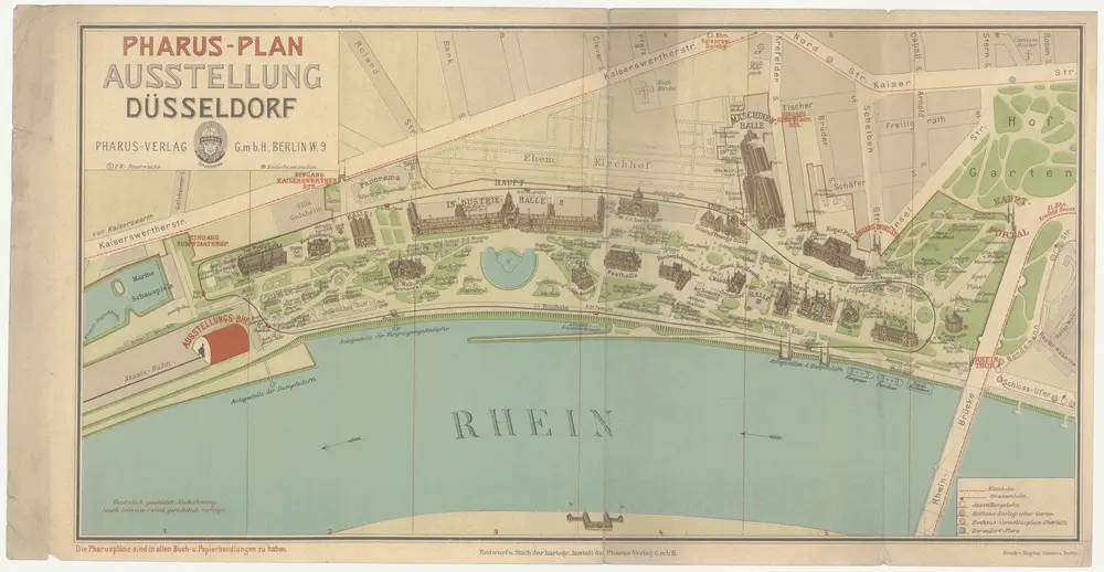 Pharus-Plan Ausstellung Düsseldorf