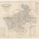 Special-Karte des Leitmeritzer Kreis - resp. politisch Verwaltungsbezirkes nach der politischen Eintheilung Böhmens vom J. 1868