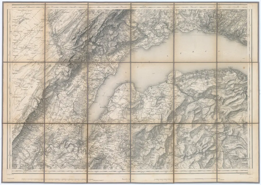 Topographische Karte der Schweiz