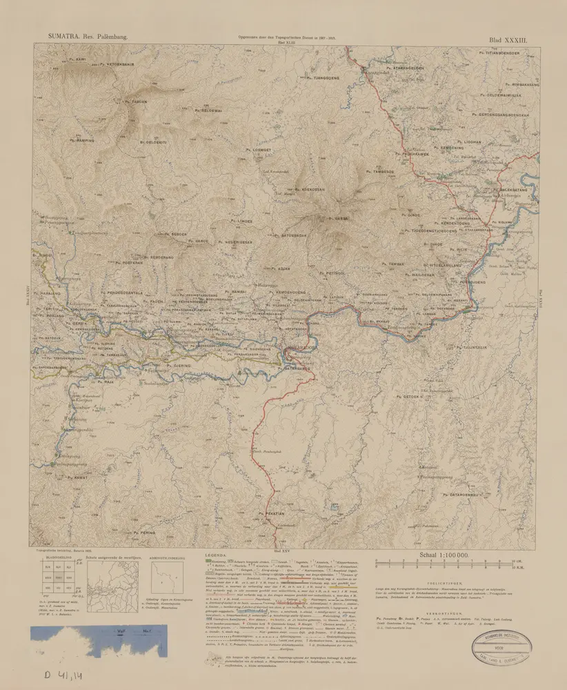 [Moearadoea] / opgenomen door den Topografischen Dienst in 1907-1915