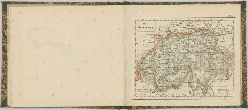 mapa z atlasu "Kleiner Duodez-Atlas in 24 Blatt über alle Theile der Erde"