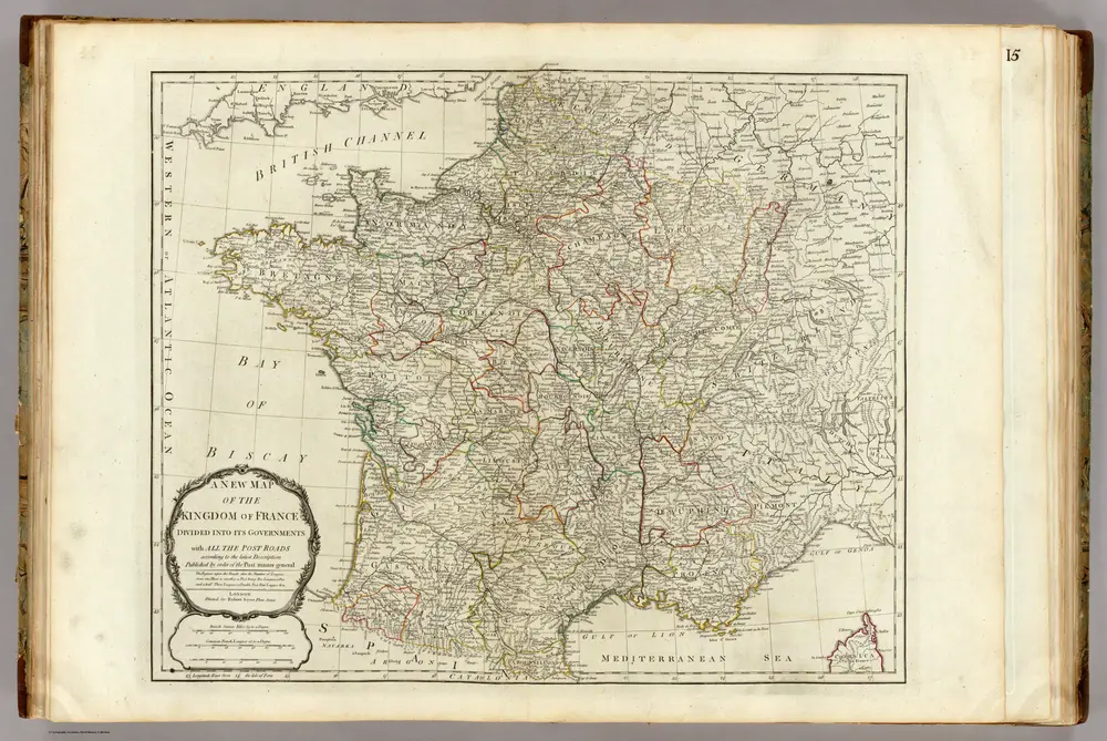 A new map of the Kingdom of France.