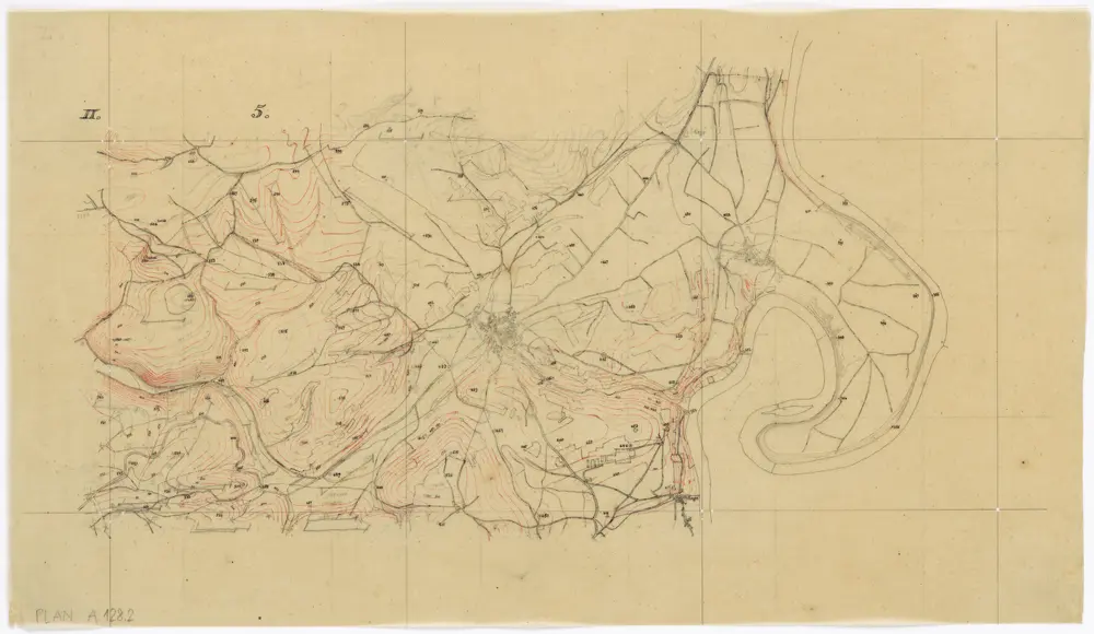 Vorlagen für die Topographische Karte des Kantons Zürich (Wild-Karte): Kopien aus anderen Kartenwerken für ausserkantonale Gebiete: Jestetten