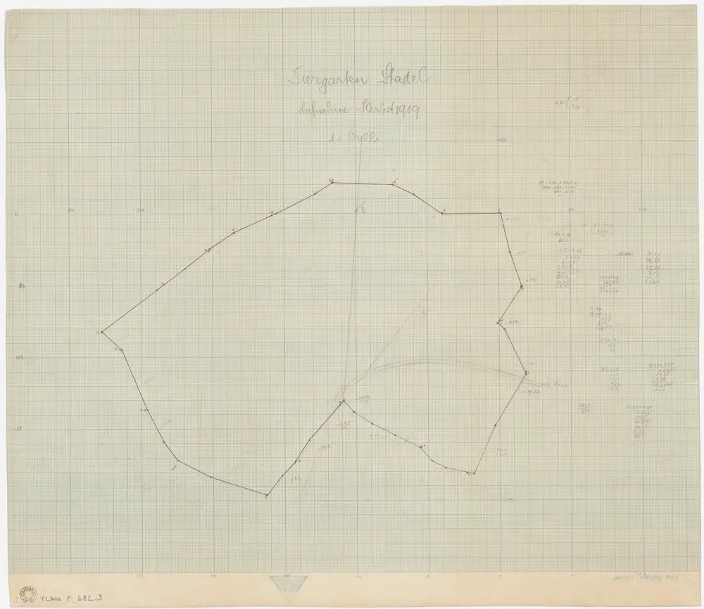 Stadel: Gemeindewaldung: Tiergarten; Grundriss