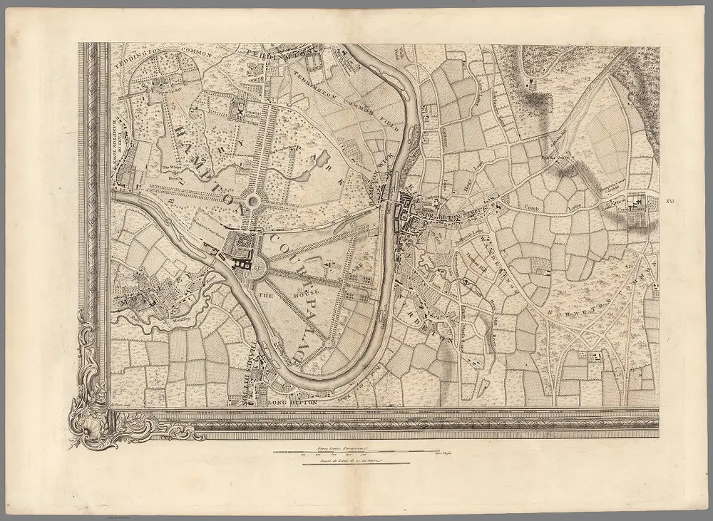 Sheet XVI An Exact Survey of the City's of London and Westminster