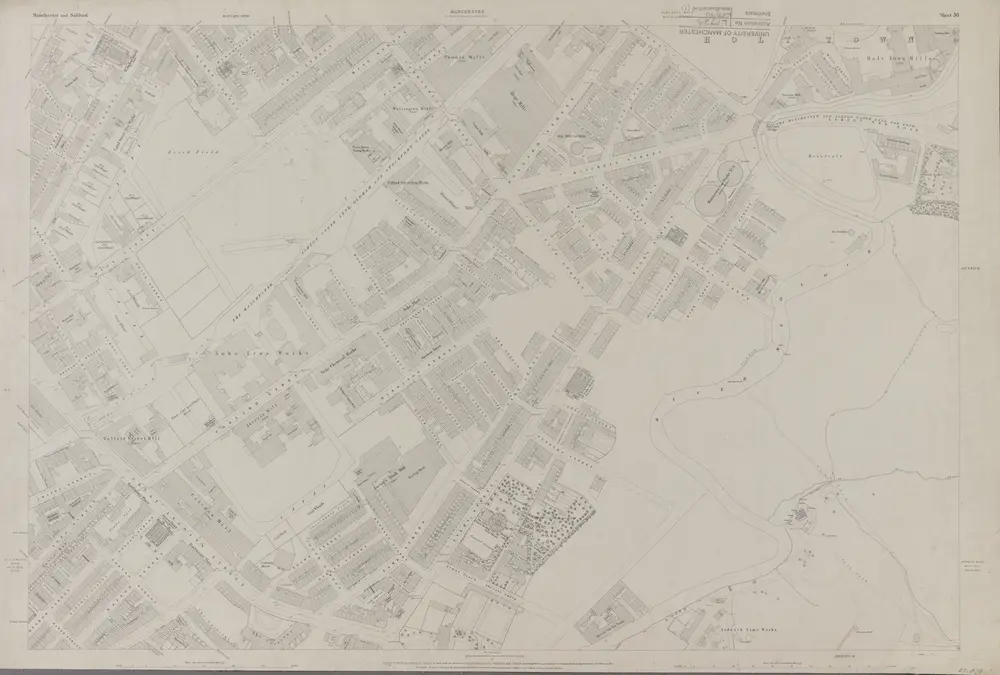 Manchester and Salford. Sheet 30