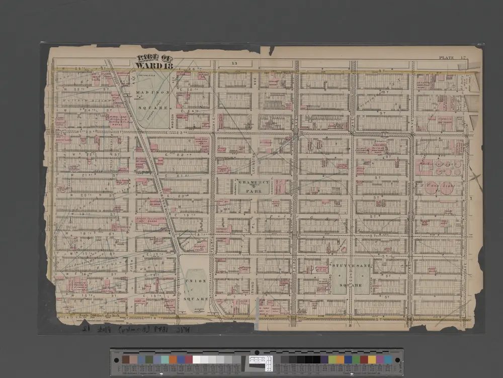 Plate 12:: [Bounded by W. 26th Street, E. 26th Street, Avenue A, E. 14th Street, W. 14th Street and Sixth Avenue.]