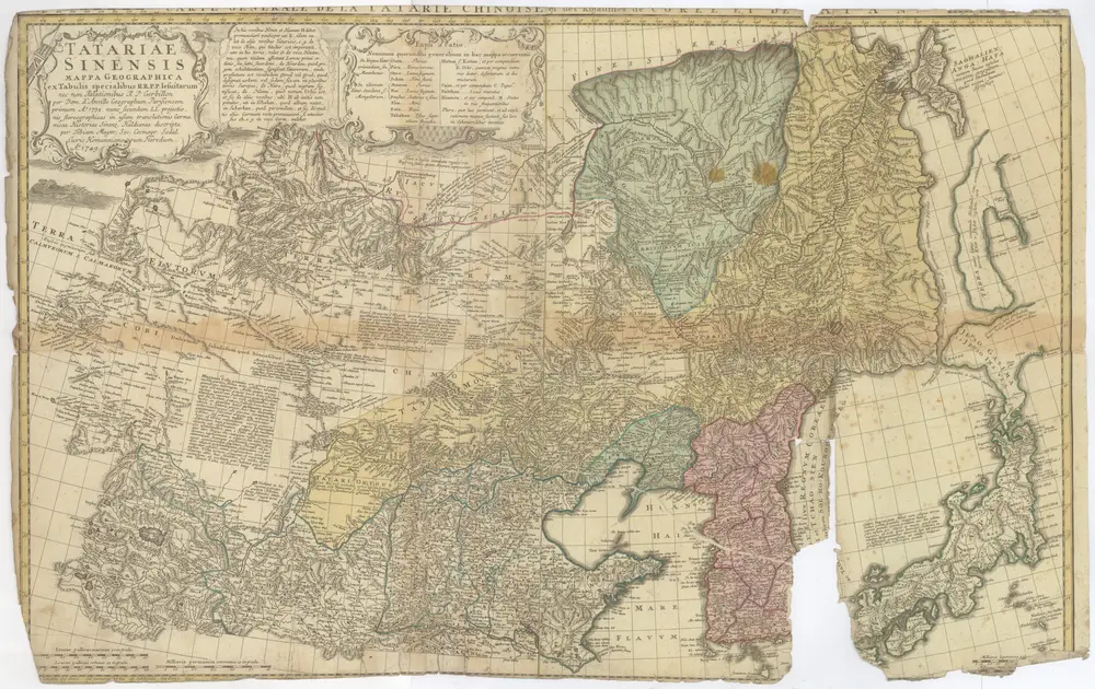 Tatariae Sinensis mappa geographica