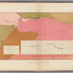 Horizontal Section of the Comstock Lode at the Sutro Tunnel Level (South End).