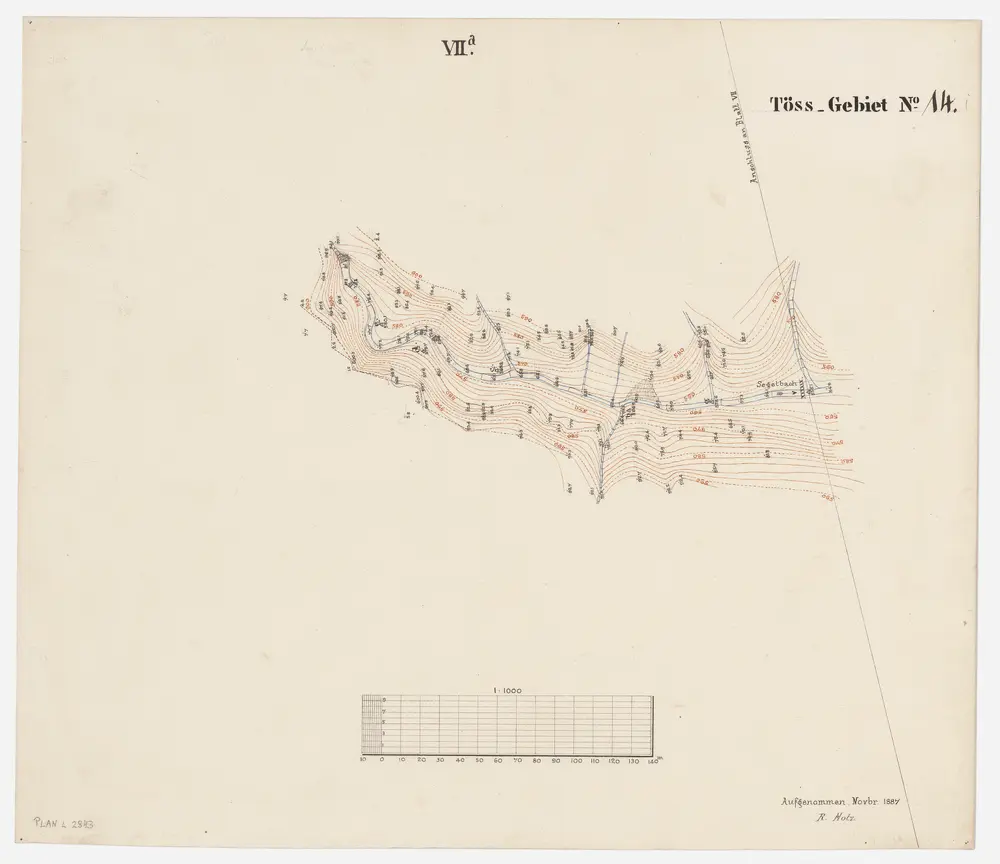 Weisslingen: Sägelbach (Töss-Gebiet Nr. 14 i bzw. Blatt VII a)