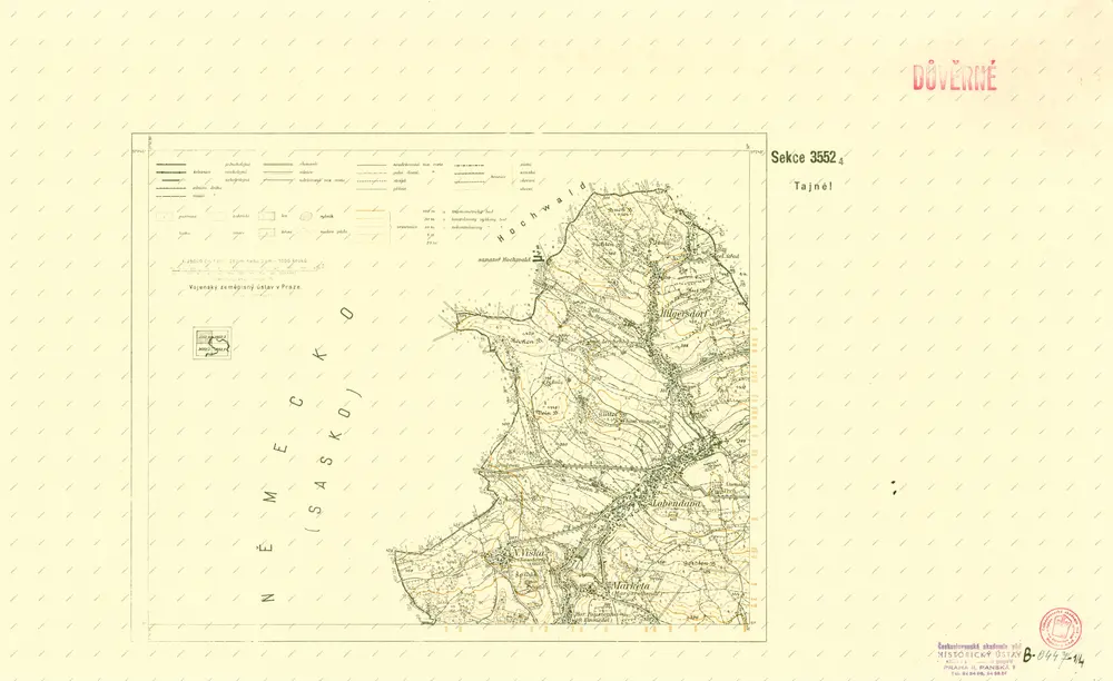 III. vojenské mapování 3552/4