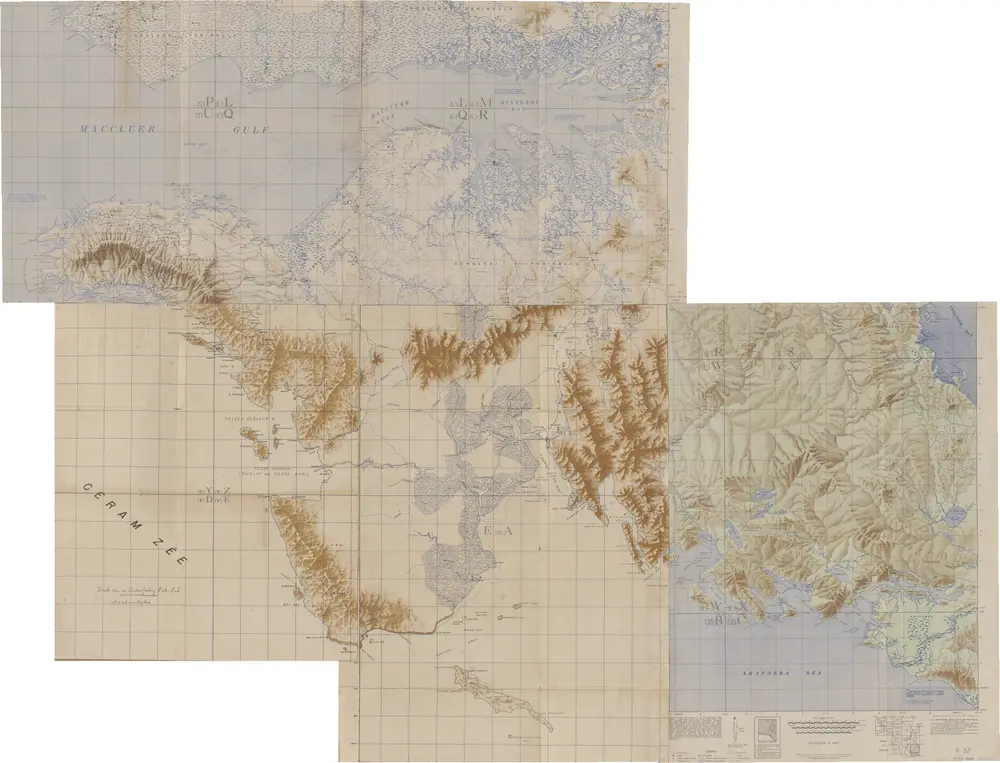 [Deel van de onderafdeling Fak-Fak met zuidelijk deel van de Vogelkop] / prepared under the direction of the Chief Engineer by Base Map Plant U.S. Army