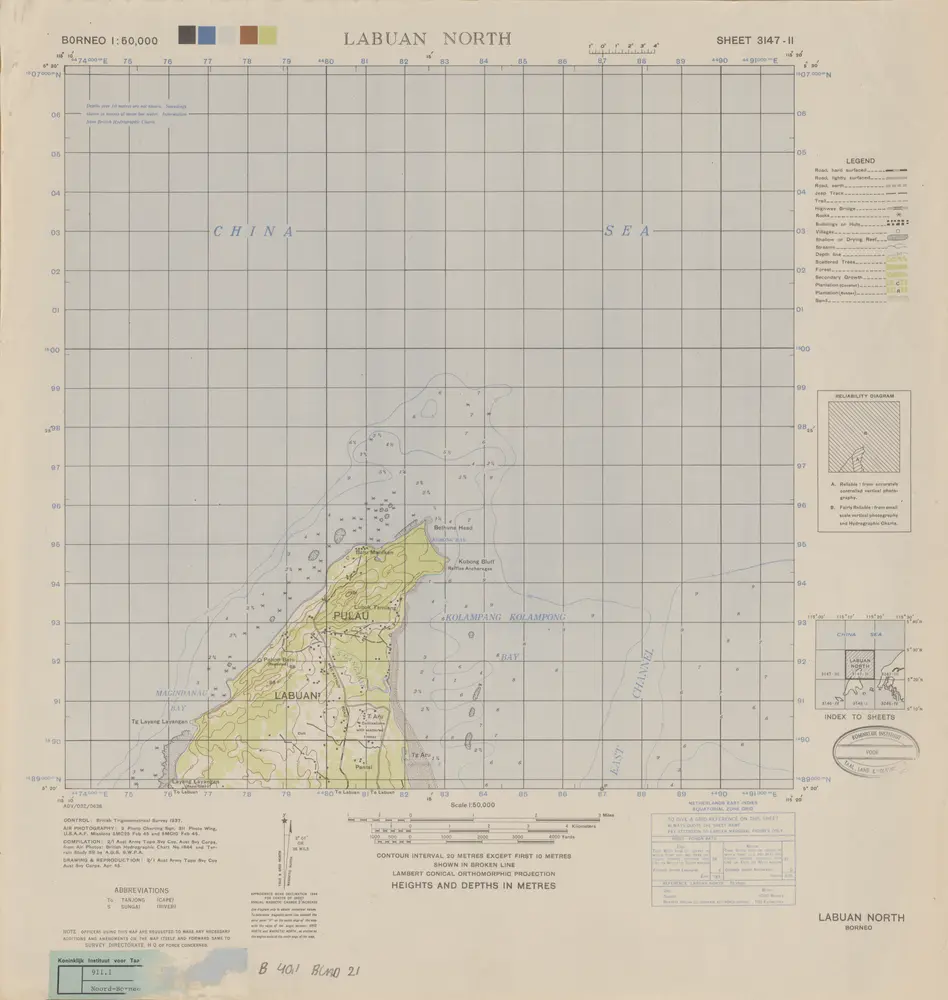 Labuan North / compilation: LHQ Cartographic Coy., Aust. Svy. Corps