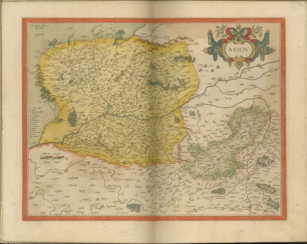 mapa z atlasu "Atlas Sive Cosmographicae Meditationes De Fabrica Mvndi Et Fabricati Figvra. Denuo auctos"