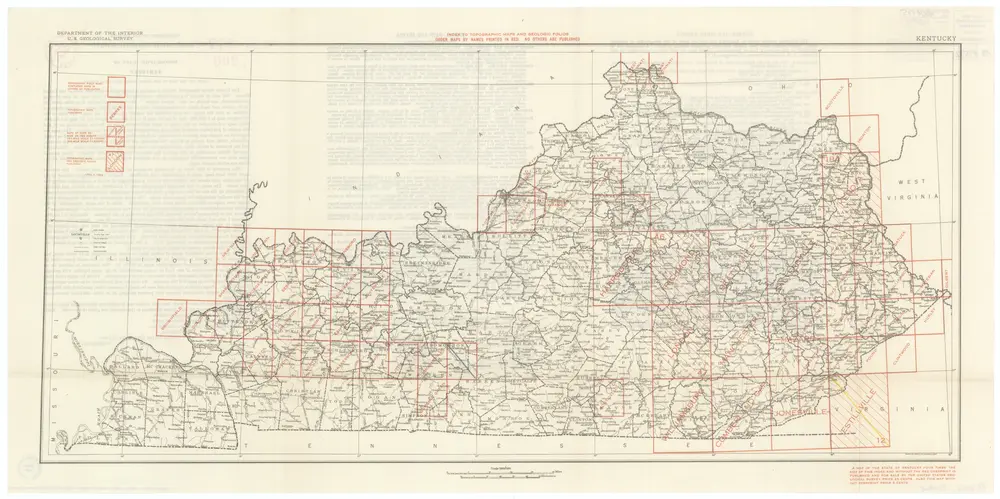 Index to topographic maps and geologic folios