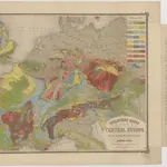 Geologische Karte von Central Europa