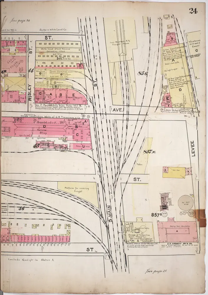 A. Whipple & Co.'s insurance map of St. Louis, Mo