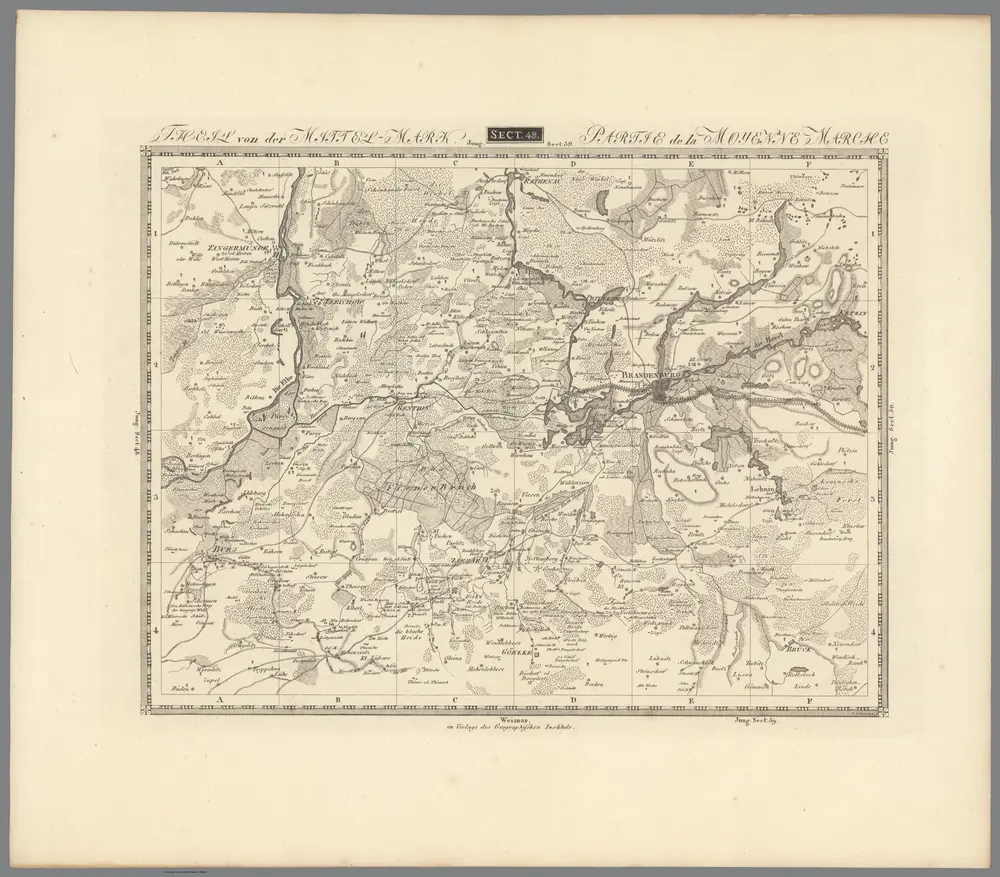 Sect. 49. Theil von der Mittel-Mark = Partie de la Moyenne Marche