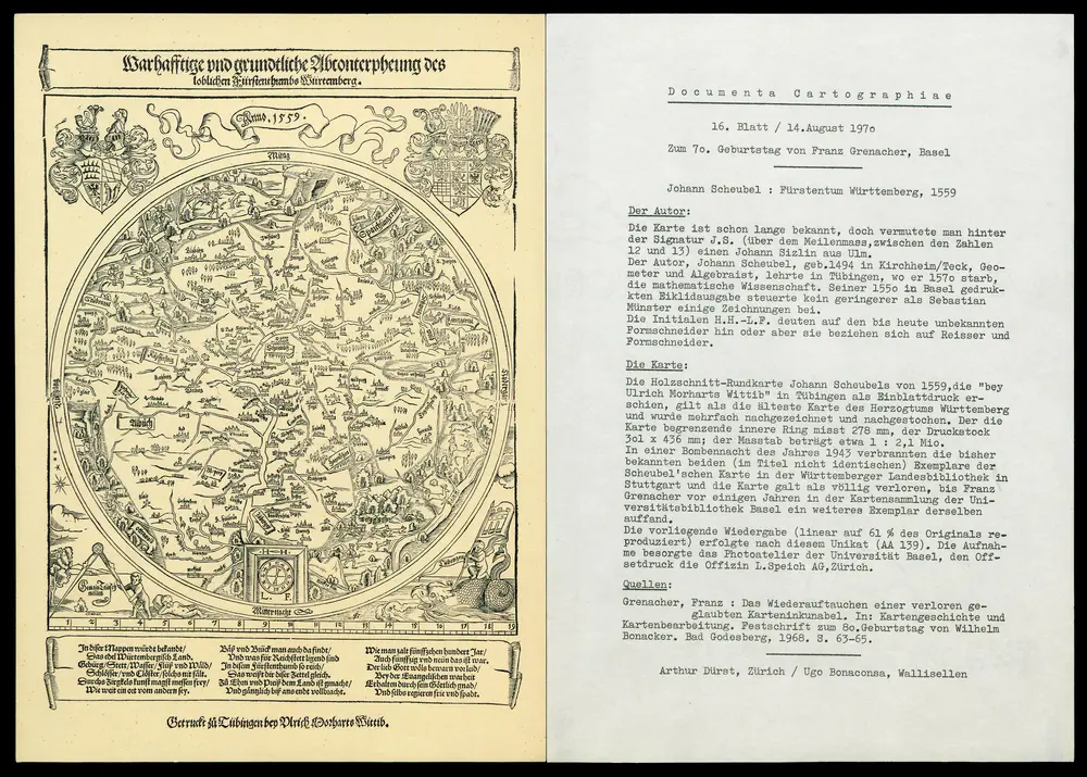 HStAS N 100_Nr. 422_ : "Warhafftige und grundtliche Abconterpheung des löblichen Fürstenthumbs Würtemberg. Anno 1559" (Faksimile)