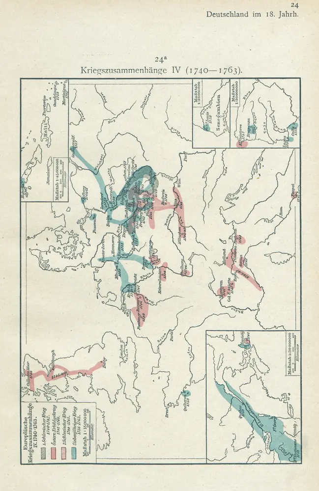 Kriegszusammenhänge IV (1740 - 1763)