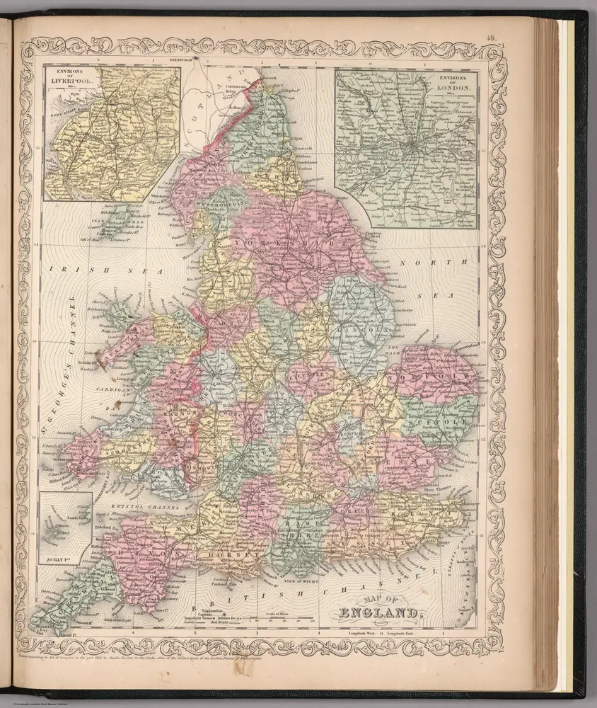 Map of England