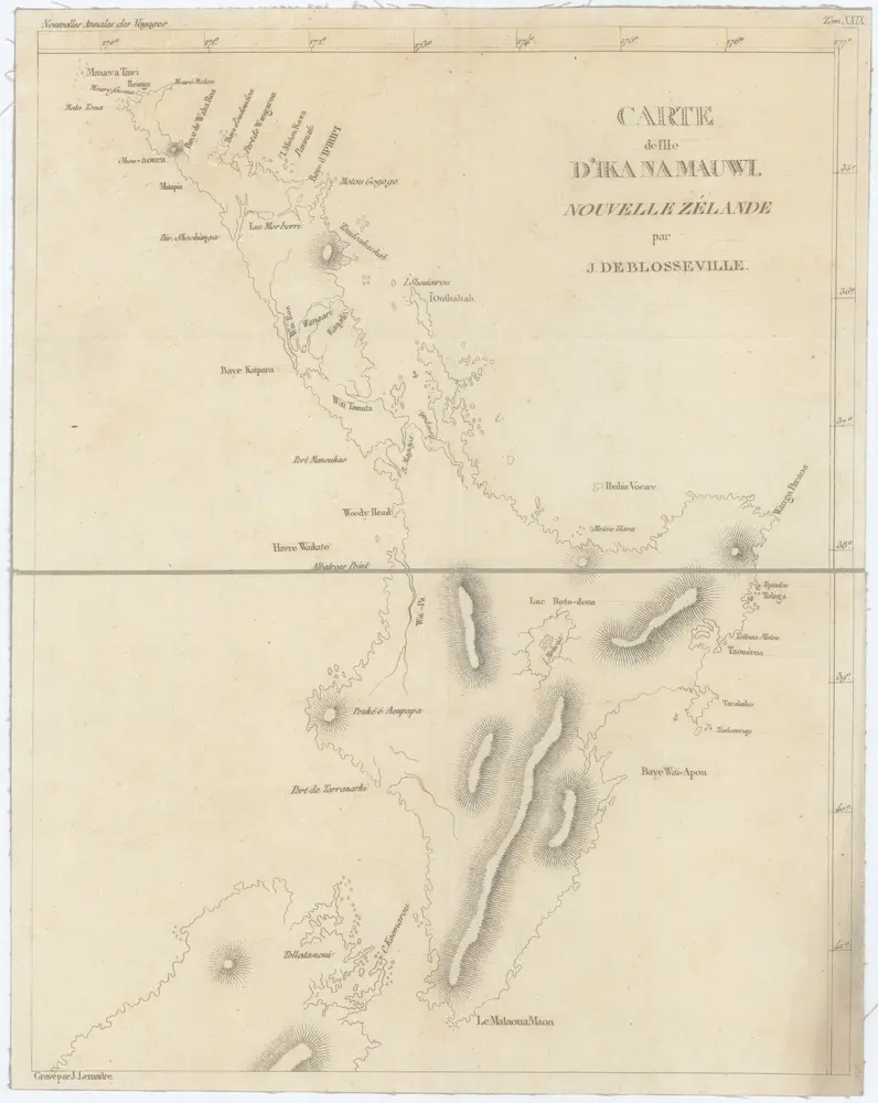 CARTE de l'Ille D'IKA NA MAUWI