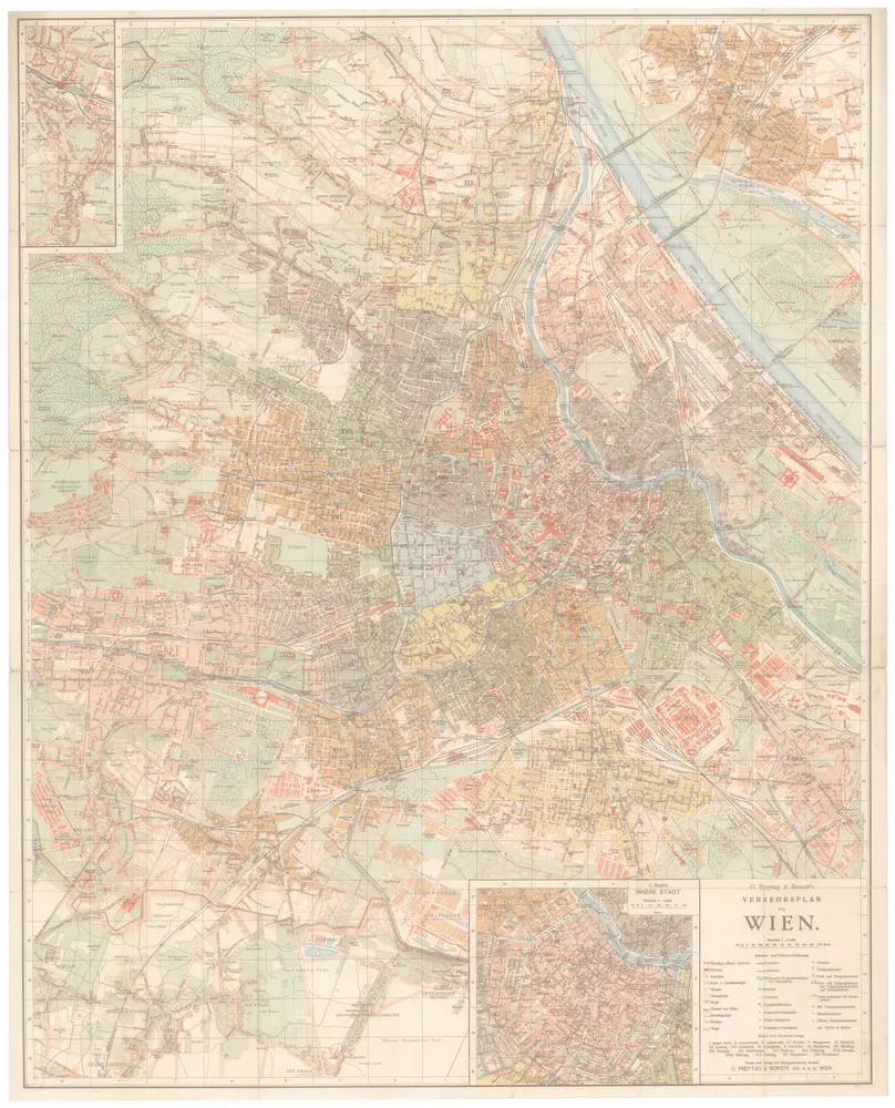 Verkehrsplan von Wien