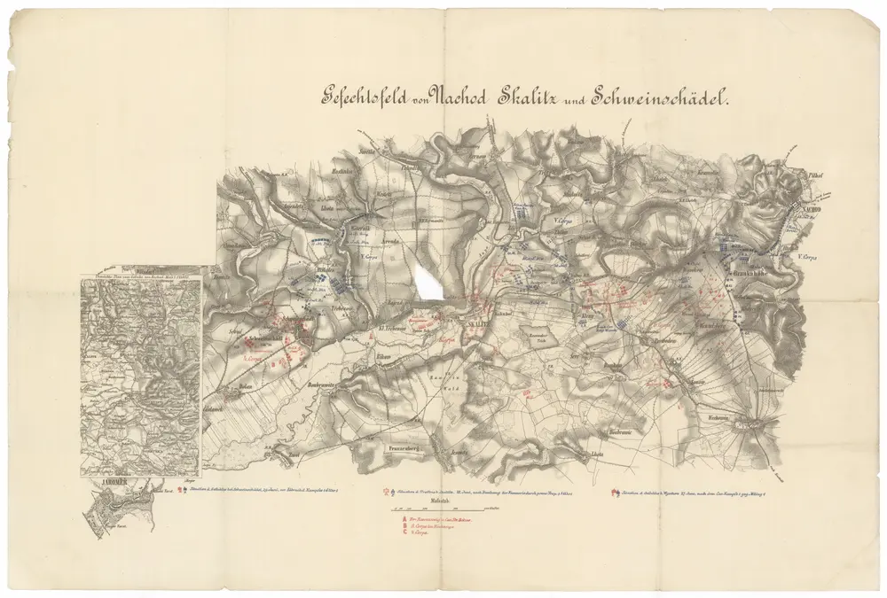 Gefechtsfeld von Nachod Skalitz und Schweinschädel