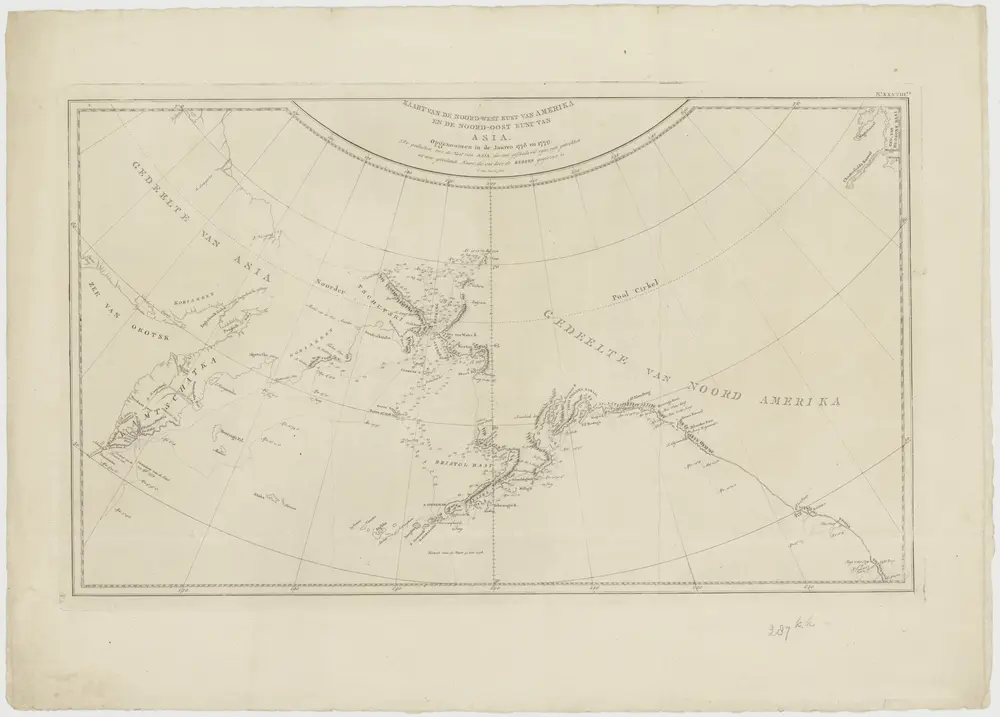 Noordwestkust van Amerika en noordoostkust van Azië (gemerkt XXXVIII**)