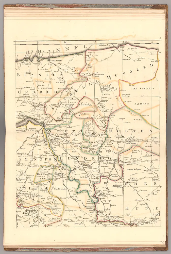 2. A map of the county of Devon : with the city and county of Exeter, delineated from an actual survey ...