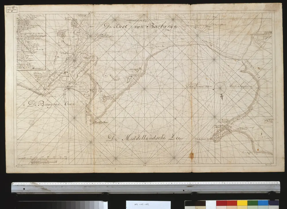 Plano de Oran en desselfs casteel en ook van Marzalquivir