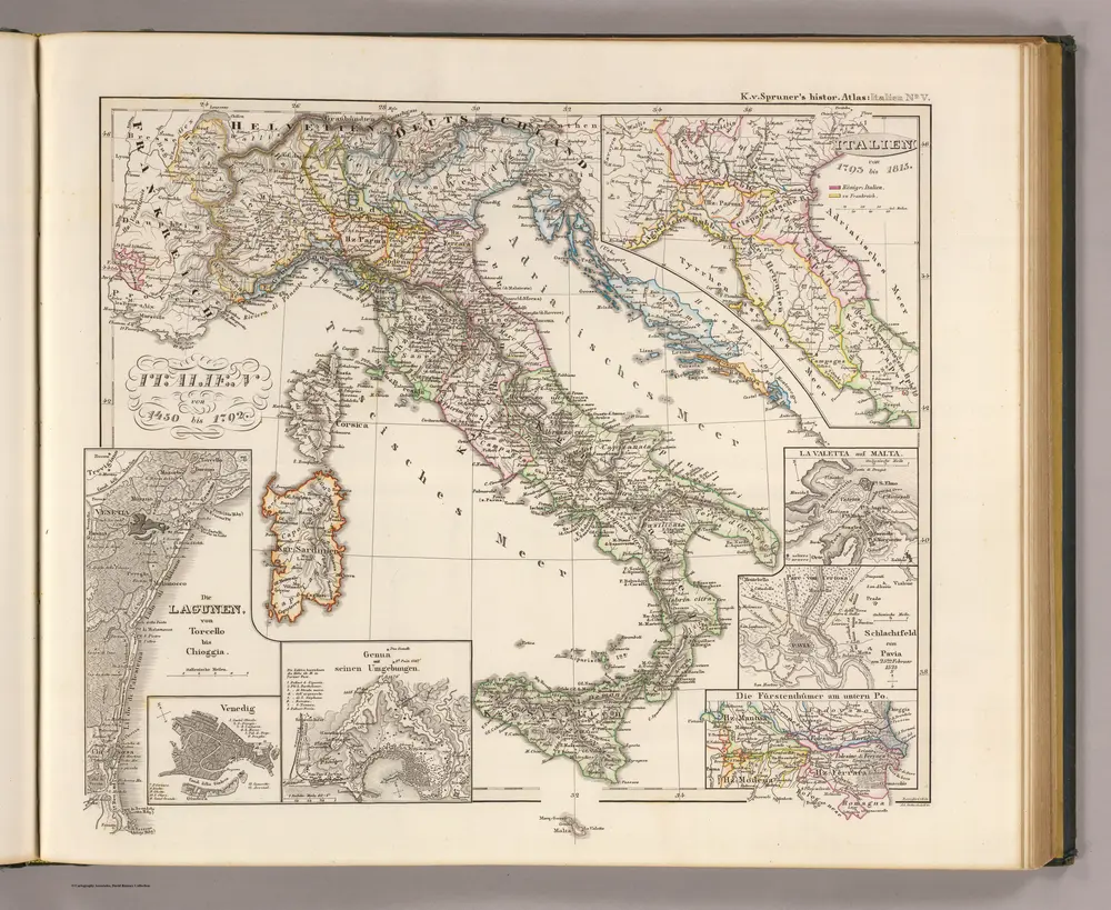 Italien von 1450 bis 1792.