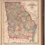 A New Map of the State of Georgia : Published by Charles Desilver. 20