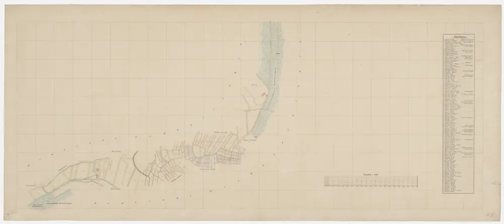 Grenze zwischen den Kantonen Zürich und Aargau bei Niederweningen; Grundriss mit Eigentümerangaben (Blatt IV)