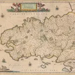Britannia Ducatus. Duché de Bretaigne. [Karte], in: Novus Atlas, das ist, Weltbeschreibung, Bd. 2, S. 124.