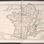 15.  Carte de la Gaule d'apres d'Anville.