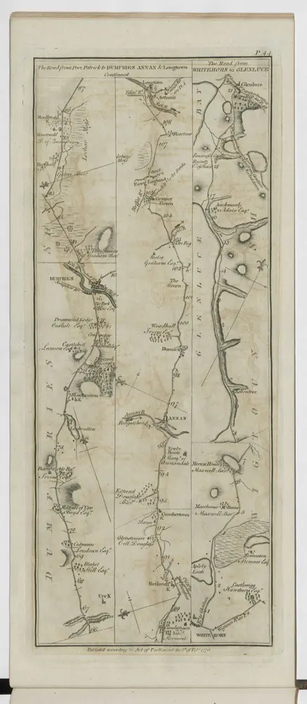 Taylor & Skinner's SURVEY and MAPS of the ROADS of North Britain OR SCOTLAND.