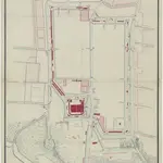 Plattegrond van het kasteel en de stad Batavia