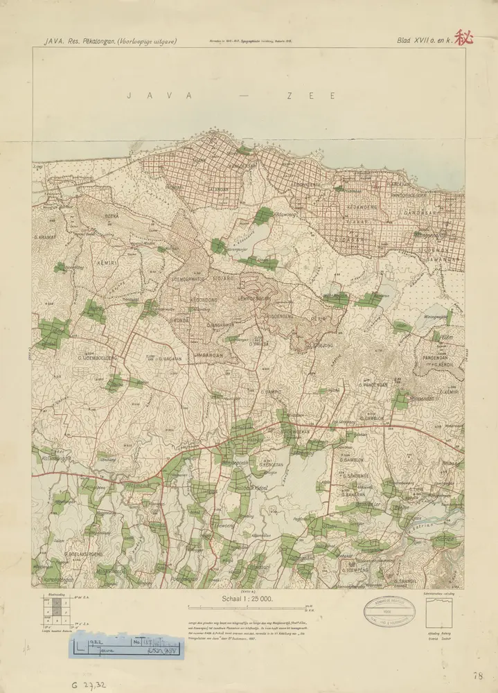 [Kedawoeng] : hermeten in 1910-1913 / Topografische Inrichting